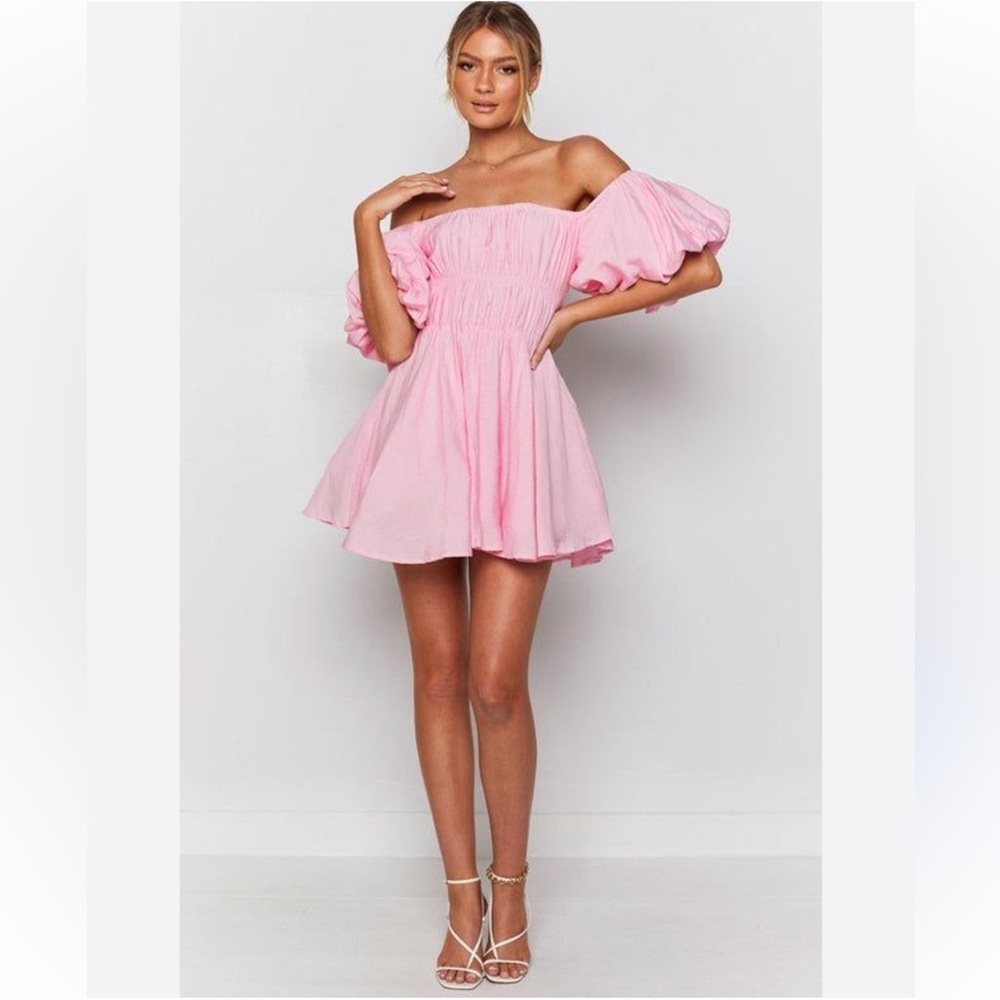 Princess Polly Aiyana Brand Bubblegum Pink Mini Dress Size US 2